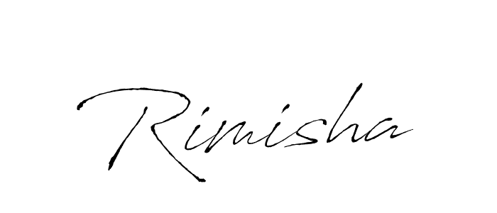 How to make Rimisha signature? Antro_Vectra is a professional autograph style. Create handwritten signature for Rimisha name. Rimisha signature style 6 images and pictures png