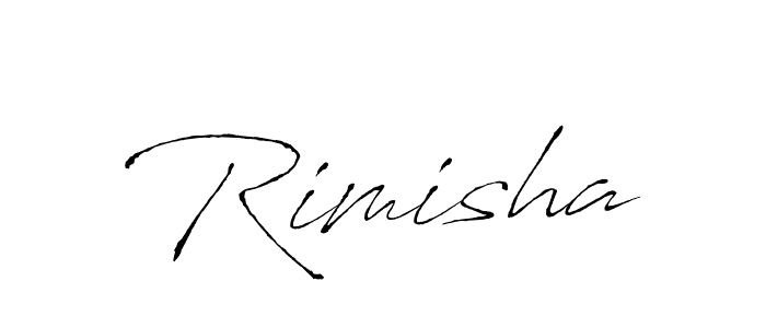 How to make Rimisha signature? Antro_Vectra is a professional autograph style. Create handwritten signature for Rimisha name. Rimisha signature style 6 images and pictures png