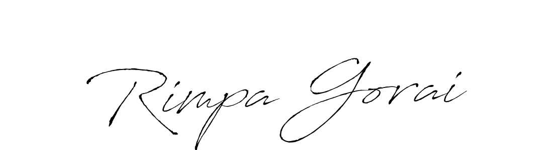 You should practise on your own different ways (Antro_Vectra) to write your name (Rimpa Gorai) in signature. don't let someone else do it for you. Rimpa Gorai signature style 6 images and pictures png