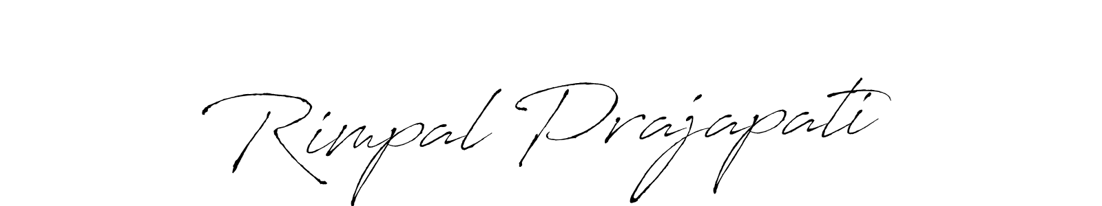 Use a signature maker to create a handwritten signature online. With this signature software, you can design (Antro_Vectra) your own signature for name Rimpal Prajapati. Rimpal Prajapati signature style 6 images and pictures png