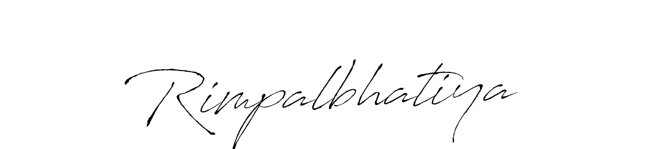 Use a signature maker to create a handwritten signature online. With this signature software, you can design (Antro_Vectra) your own signature for name Rimpalbhatiya. Rimpalbhatiya signature style 6 images and pictures png