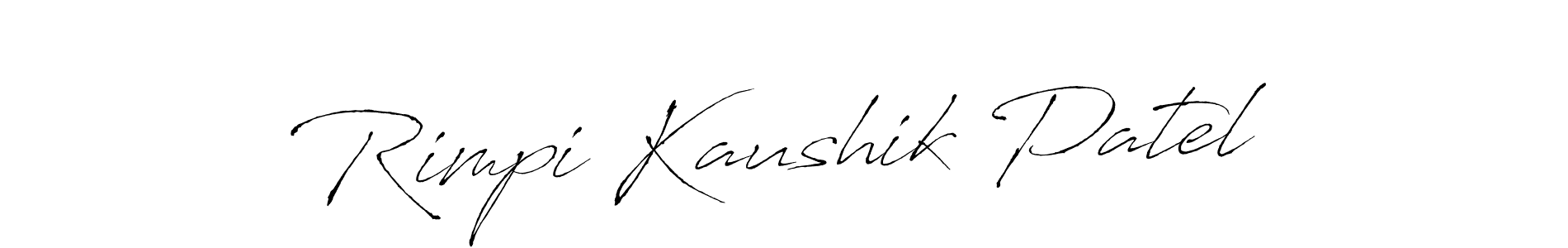 Once you've used our free online signature maker to create your best signature Antro_Vectra style, it's time to enjoy all of the benefits that Rimpi Kaushik Patel name signing documents. Rimpi Kaushik Patel signature style 6 images and pictures png