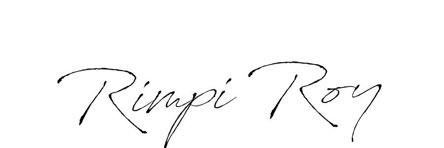 The best way (Antro_Vectra) to make a short signature is to pick only two or three words in your name. The name Rimpi Roy include a total of six letters. For converting this name. Rimpi Roy signature style 6 images and pictures png