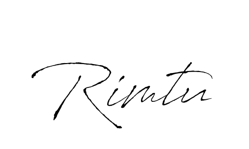Also You can easily find your signature by using the search form. We will create Rimtu name handwritten signature images for you free of cost using Antro_Vectra sign style. Rimtu signature style 6 images and pictures png