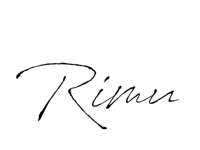 You should practise on your own different ways (Antro_Vectra) to write your name (Rimu) in signature. don't let someone else do it for you. Rimu signature style 6 images and pictures png