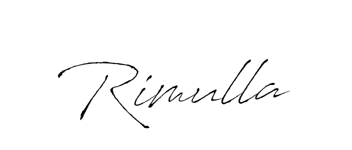 The best way (Antro_Vectra) to make a short signature is to pick only two or three words in your name. The name Rimulla include a total of six letters. For converting this name. Rimulla signature style 6 images and pictures png