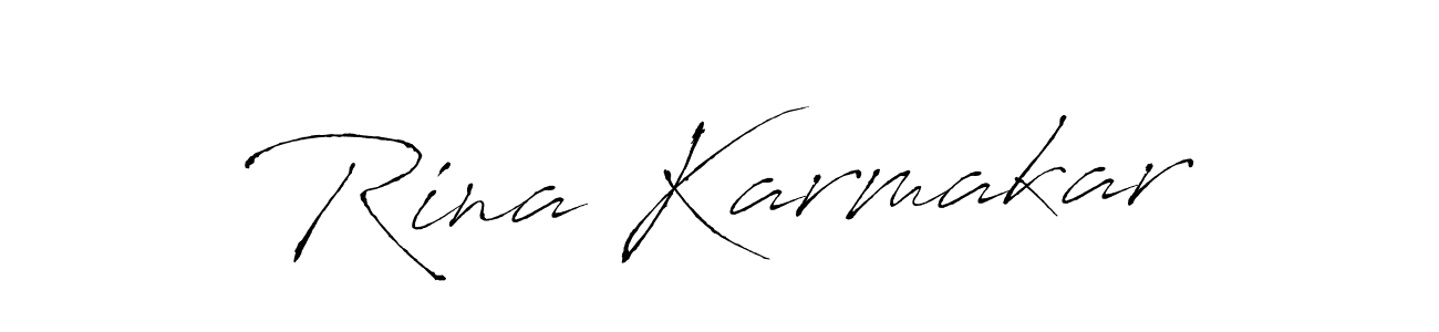 Once you've used our free online signature maker to create your best signature Antro_Vectra style, it's time to enjoy all of the benefits that Rina Karmakar name signing documents. Rina Karmakar signature style 6 images and pictures png