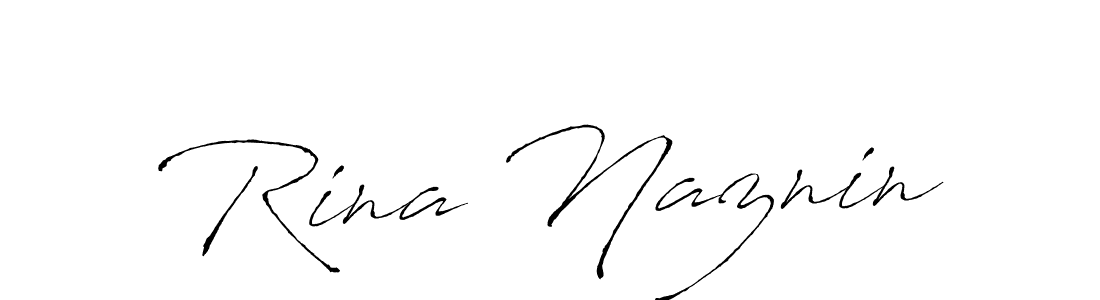 Create a beautiful signature design for name Rina Naznin. With this signature (Antro_Vectra) fonts, you can make a handwritten signature for free. Rina Naznin signature style 6 images and pictures png