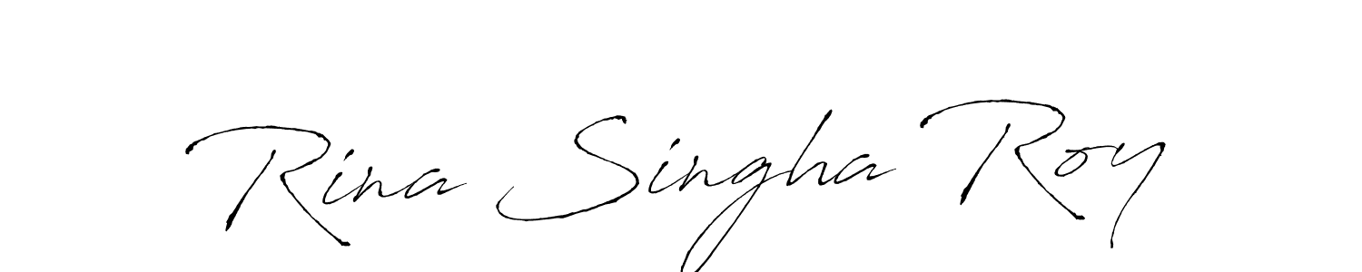 Once you've used our free online signature maker to create your best signature Antro_Vectra style, it's time to enjoy all of the benefits that Rina Singha Roy name signing documents. Rina Singha Roy signature style 6 images and pictures png