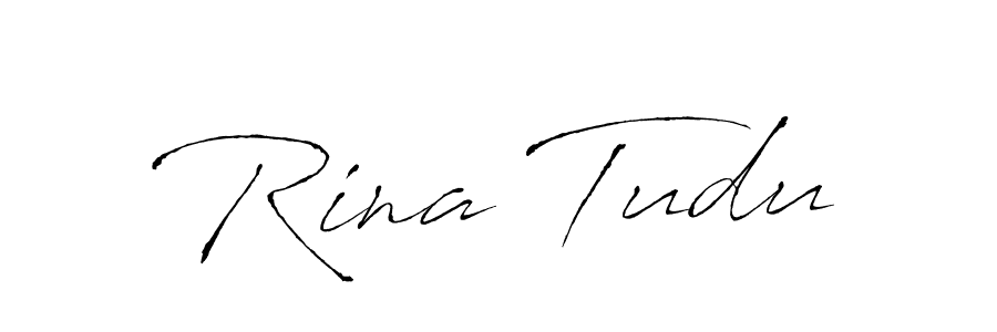 Once you've used our free online signature maker to create your best signature Antro_Vectra style, it's time to enjoy all of the benefits that Rina Tudu name signing documents. Rina Tudu signature style 6 images and pictures png