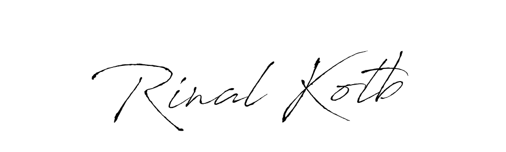 if you are searching for the best signature style for your name Rinal Kotb. so please give up your signature search. here we have designed multiple signature styles  using Antro_Vectra. Rinal Kotb signature style 6 images and pictures png