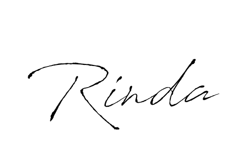 Make a beautiful signature design for name Rinda. With this signature (Antro_Vectra) style, you can create a handwritten signature for free. Rinda signature style 6 images and pictures png