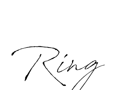 How to Draw Ring signature style? Antro_Vectra is a latest design signature styles for name Ring. Ring signature style 6 images and pictures png