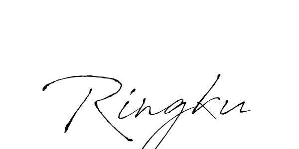 The best way (Antro_Vectra) to make a short signature is to pick only two or three words in your name. The name Ringku include a total of six letters. For converting this name. Ringku signature style 6 images and pictures png