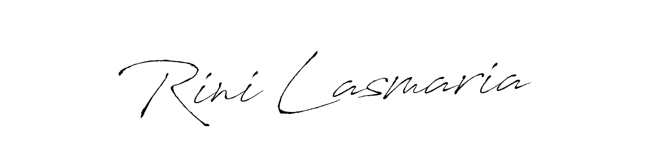 Rini Lasmaria stylish signature style. Best Handwritten Sign (Antro_Vectra) for my name. Handwritten Signature Collection Ideas for my name Rini Lasmaria. Rini Lasmaria signature style 6 images and pictures png