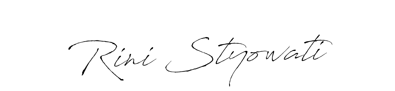 Also we have Rini Styowati name is the best signature style. Create professional handwritten signature collection using Antro_Vectra autograph style. Rini Styowati signature style 6 images and pictures png