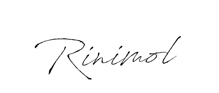 How to make Rinimol signature? Antro_Vectra is a professional autograph style. Create handwritten signature for Rinimol name. Rinimol signature style 6 images and pictures png