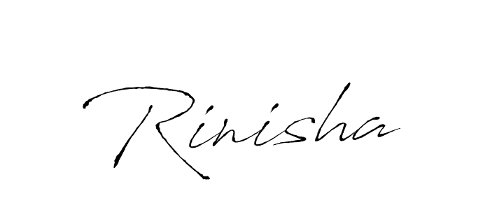 Make a beautiful signature design for name Rinisha. With this signature (Antro_Vectra) style, you can create a handwritten signature for free. Rinisha signature style 6 images and pictures png
