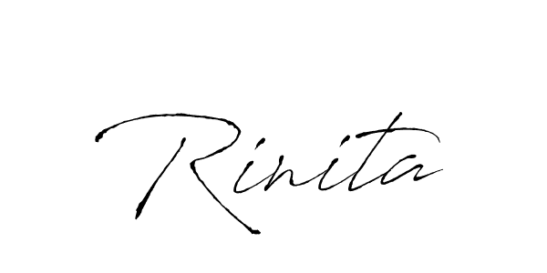 Antro_Vectra is a professional signature style that is perfect for those who want to add a touch of class to their signature. It is also a great choice for those who want to make their signature more unique. Get Rinita name to fancy signature for free. Rinita signature style 6 images and pictures png