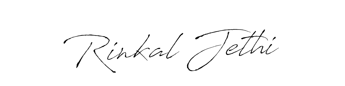 How to make Rinkal Jethi signature? Antro_Vectra is a professional autograph style. Create handwritten signature for Rinkal Jethi name. Rinkal Jethi signature style 6 images and pictures png