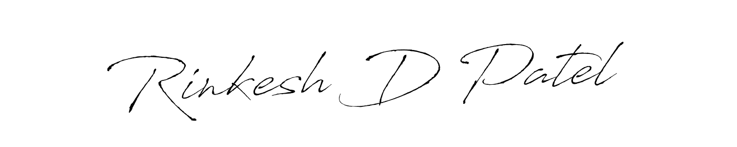 Also we have Rinkesh D Patel name is the best signature style. Create professional handwritten signature collection using Antro_Vectra autograph style. Rinkesh D Patel signature style 6 images and pictures png