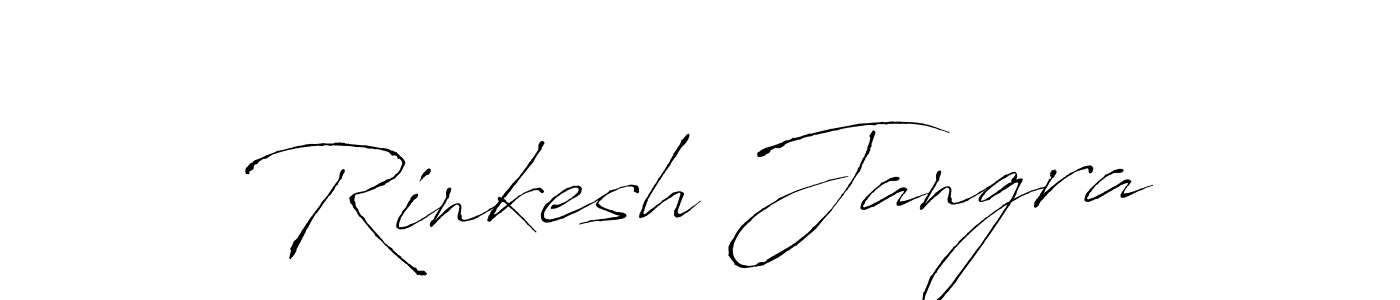 Also we have Rinkesh Jangra name is the best signature style. Create professional handwritten signature collection using Antro_Vectra autograph style. Rinkesh Jangra signature style 6 images and pictures png