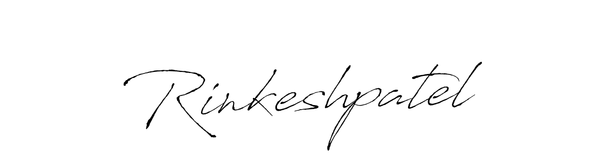 You should practise on your own different ways (Antro_Vectra) to write your name (Rinkeshpatel) in signature. don't let someone else do it for you. Rinkeshpatel signature style 6 images and pictures png