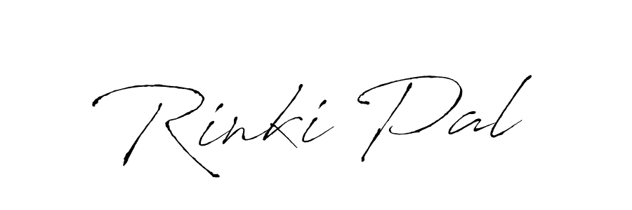 Make a beautiful signature design for name Rinki Pal. With this signature (Antro_Vectra) style, you can create a handwritten signature for free. Rinki Pal signature style 6 images and pictures png