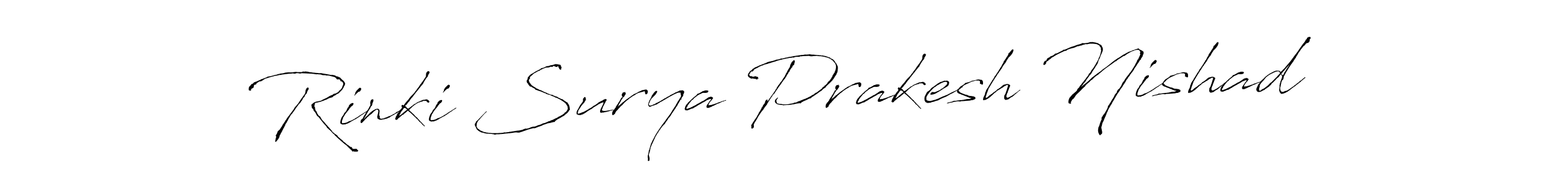 Use a signature maker to create a handwritten signature online. With this signature software, you can design (Antro_Vectra) your own signature for name Rinki Surya Prakesh Nishad. Rinki Surya Prakesh Nishad signature style 6 images and pictures png