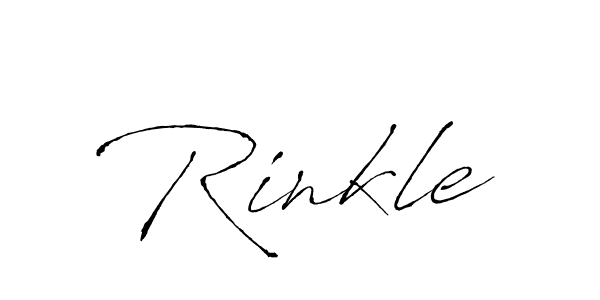 How to make Rinkle signature? Antro_Vectra is a professional autograph style. Create handwritten signature for Rinkle name. Rinkle signature style 6 images and pictures png