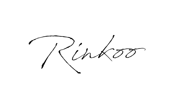 Make a short Rinkoo signature style. Manage your documents anywhere anytime using Antro_Vectra. Create and add eSignatures, submit forms, share and send files easily. Rinkoo signature style 6 images and pictures png