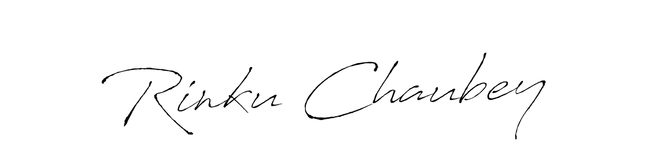 How to make Rinku Chaubey signature? Antro_Vectra is a professional autograph style. Create handwritten signature for Rinku Chaubey name. Rinku Chaubey signature style 6 images and pictures png