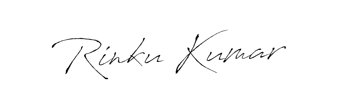 Rinku Kumar stylish signature style. Best Handwritten Sign (Antro_Vectra) for my name. Handwritten Signature Collection Ideas for my name Rinku Kumar. Rinku Kumar signature style 6 images and pictures png