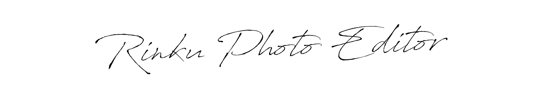 This is the best signature style for the Rinku Photo Editor name. Also you like these signature font (Antro_Vectra). Mix name signature. Rinku Photo Editor signature style 6 images and pictures png