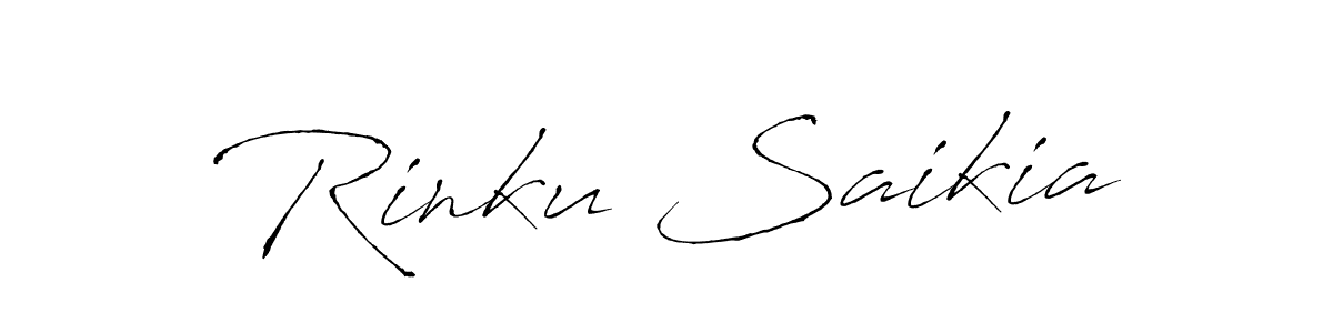 How to make Rinku Saikia signature? Antro_Vectra is a professional autograph style. Create handwritten signature for Rinku Saikia name. Rinku Saikia signature style 6 images and pictures png