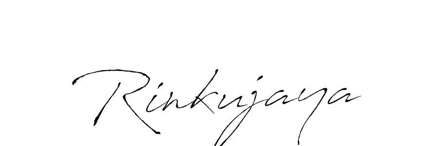 How to make Rinkujaya name signature. Use Antro_Vectra style for creating short signs online. This is the latest handwritten sign. Rinkujaya signature style 6 images and pictures png