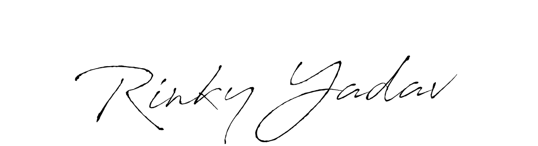 Also You can easily find your signature by using the search form. We will create Rinky Yadav name handwritten signature images for you free of cost using Antro_Vectra sign style. Rinky Yadav signature style 6 images and pictures png
