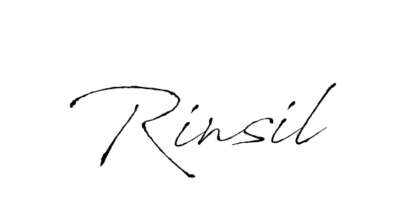 The best way (Antro_Vectra) to make a short signature is to pick only two or three words in your name. The name Rinsil include a total of six letters. For converting this name. Rinsil signature style 6 images and pictures png