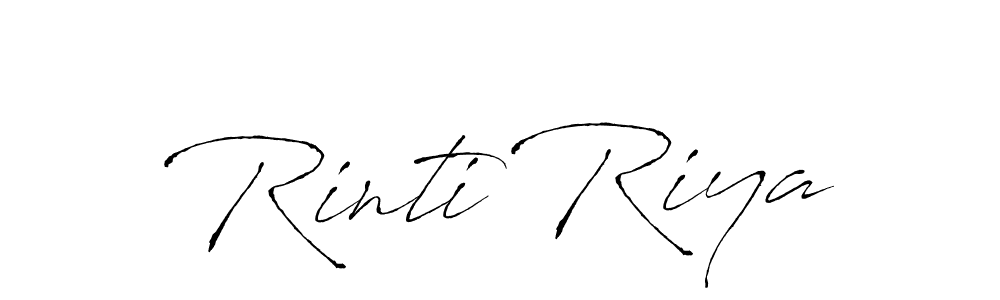 This is the best signature style for the Rinti Riya name. Also you like these signature font (Antro_Vectra). Mix name signature. Rinti Riya signature style 6 images and pictures png