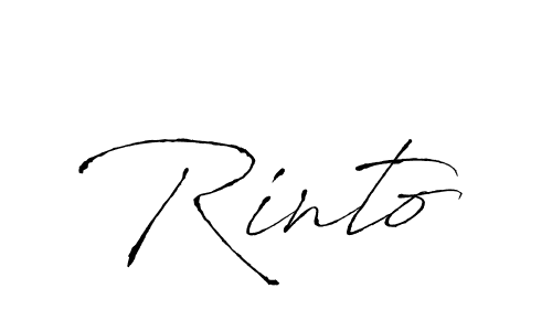 Antro_Vectra is a professional signature style that is perfect for those who want to add a touch of class to their signature. It is also a great choice for those who want to make their signature more unique. Get Rinto name to fancy signature for free. Rinto signature style 6 images and pictures png