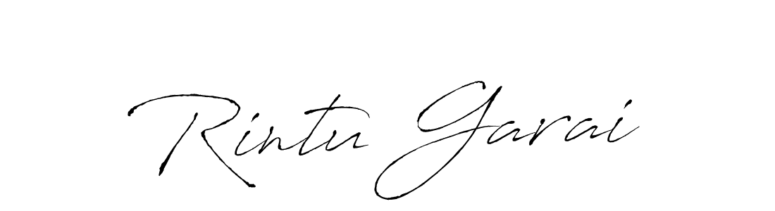 Design your own signature with our free online signature maker. With this signature software, you can create a handwritten (Antro_Vectra) signature for name Rintu Garai. Rintu Garai signature style 6 images and pictures png