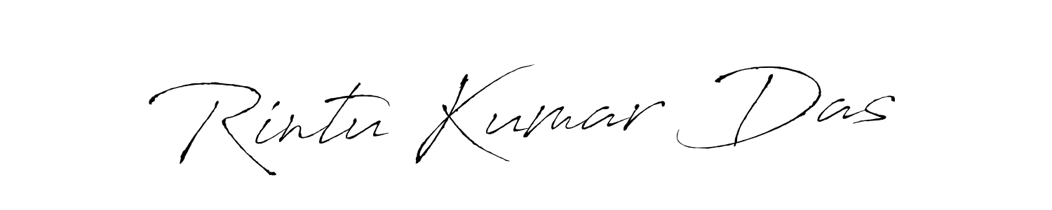 Create a beautiful signature design for name Rintu Kumar Das. With this signature (Antro_Vectra) fonts, you can make a handwritten signature for free. Rintu Kumar Das signature style 6 images and pictures png