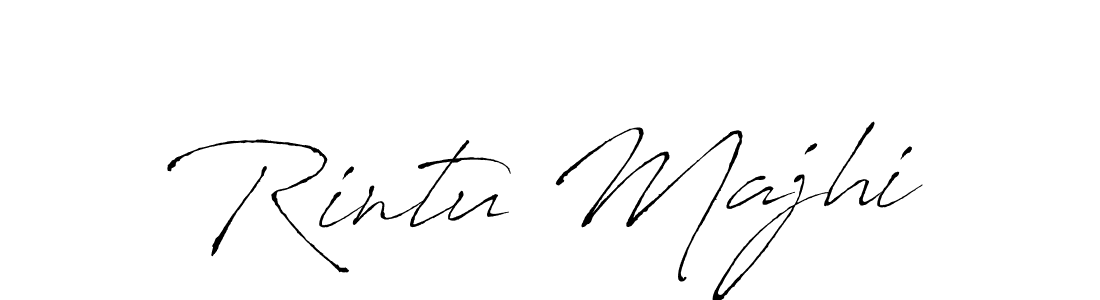 How to make Rintu Majhi name signature. Use Antro_Vectra style for creating short signs online. This is the latest handwritten sign. Rintu Majhi signature style 6 images and pictures png