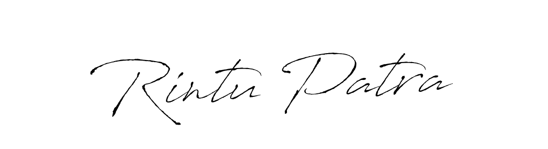 Make a beautiful signature design for name Rintu Patra. With this signature (Antro_Vectra) style, you can create a handwritten signature for free. Rintu Patra signature style 6 images and pictures png