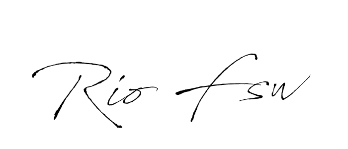 It looks lik you need a new signature style for name Rio Fsw. Design unique handwritten (Antro_Vectra) signature with our free signature maker in just a few clicks. Rio Fsw signature style 6 images and pictures png