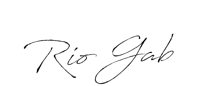 Design your own signature with our free online signature maker. With this signature software, you can create a handwritten (Antro_Vectra) signature for name Rio Gab. Rio Gab signature style 6 images and pictures png