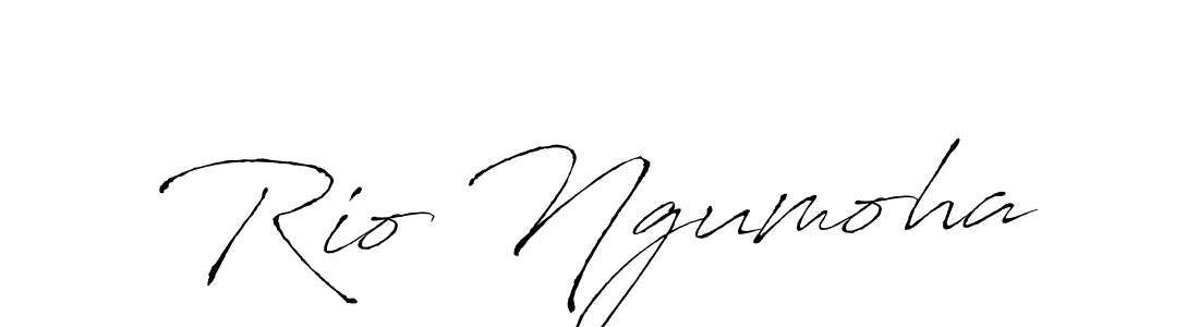 How to make Rio Ngumoha name signature. Use Antro_Vectra style for creating short signs online. This is the latest handwritten sign. Rio Ngumoha signature style 6 images and pictures png