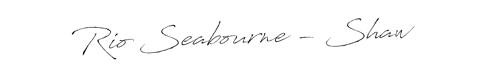 You can use this online signature creator to create a handwritten signature for the name Rio Seabourne - Shaw. This is the best online autograph maker. Rio Seabourne - Shaw signature style 6 images and pictures png