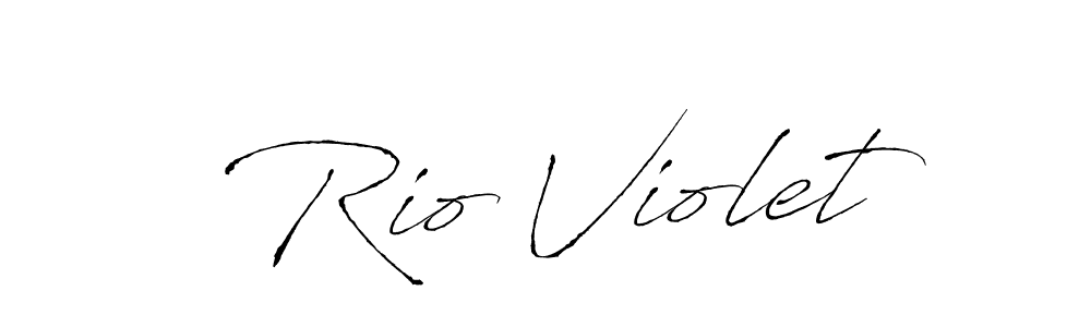 Antro_Vectra is a professional signature style that is perfect for those who want to add a touch of class to their signature. It is also a great choice for those who want to make their signature more unique. Get Rio Violet name to fancy signature for free. Rio Violet signature style 6 images and pictures png