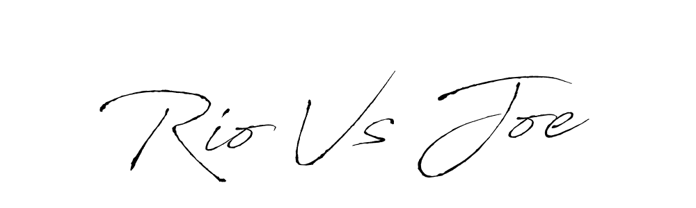 Rio Vs Joe stylish signature style. Best Handwritten Sign (Antro_Vectra) for my name. Handwritten Signature Collection Ideas for my name Rio Vs Joe. Rio Vs Joe signature style 6 images and pictures png